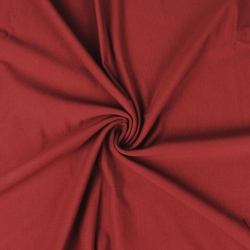 Sweatstoff Loop - einfarbig ziegelrot - 280g  