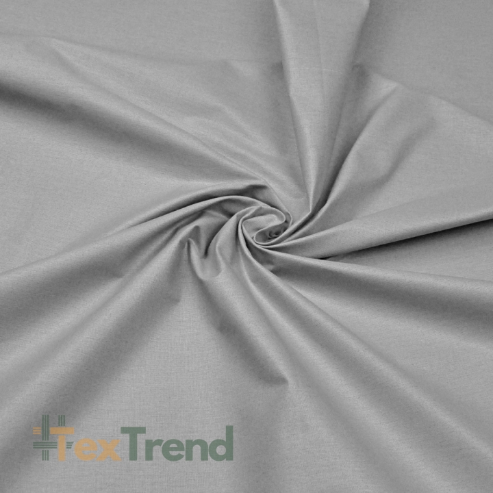Baumwolle 100% einfarbig grau - 17