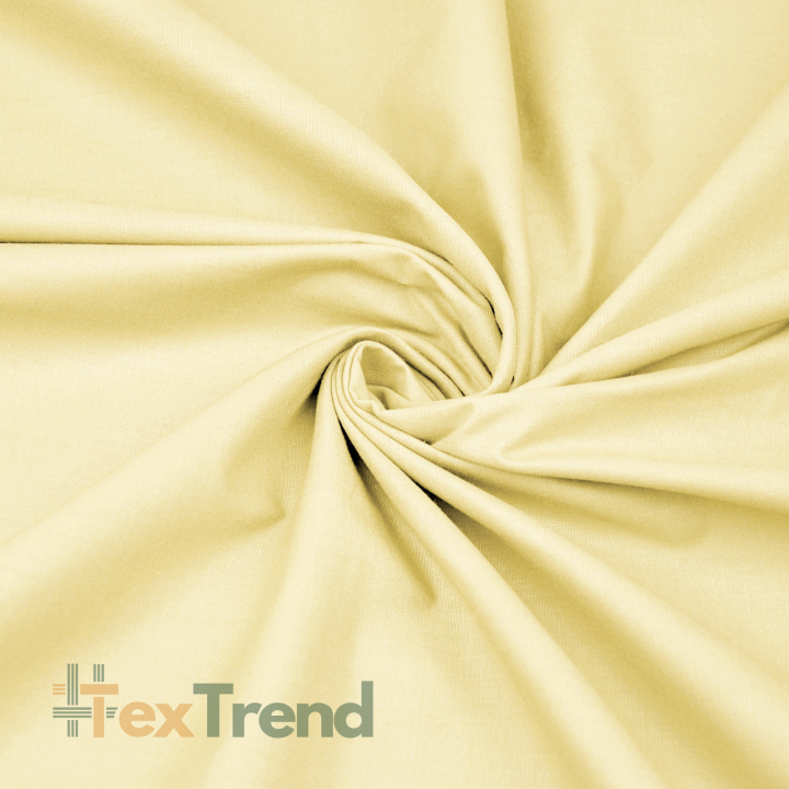 Baumwolle 100% einfarbig vanille - 4