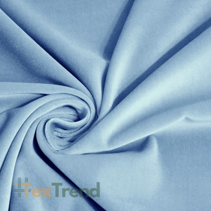 Himmelblauer Samt - 2215  