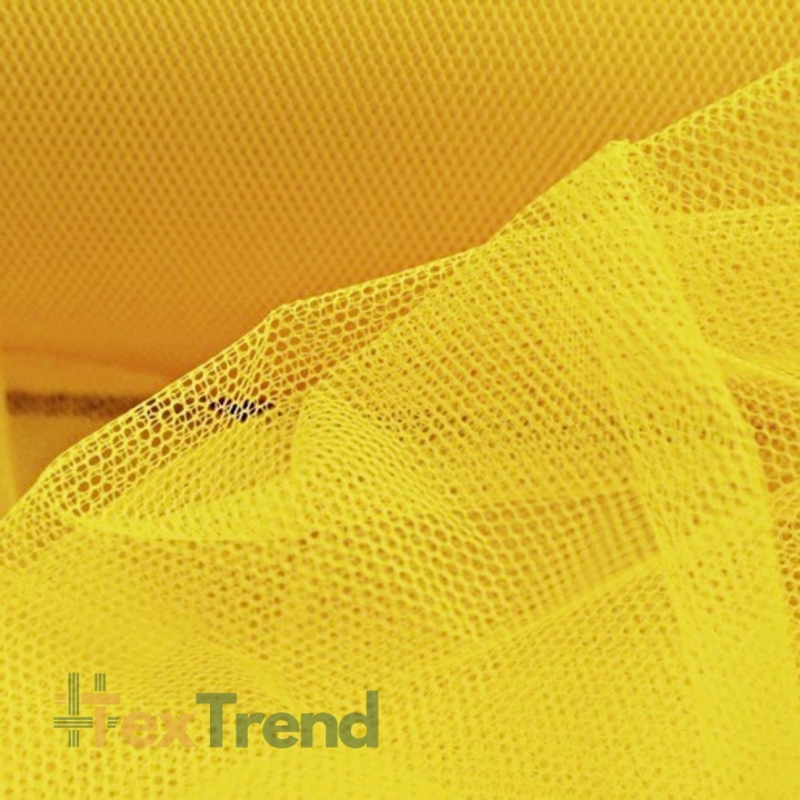 Dekoratives Tüll gelb  