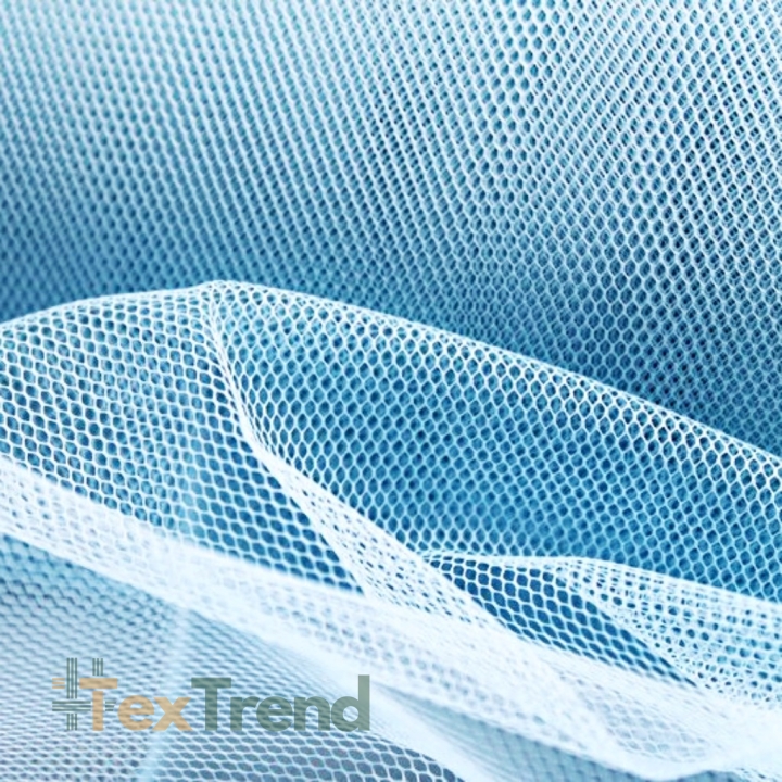 Dekoratives Tüll blau  