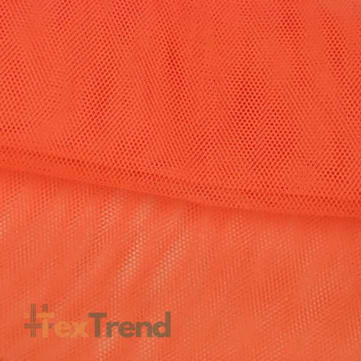 oranger Dekorations-Tüll  