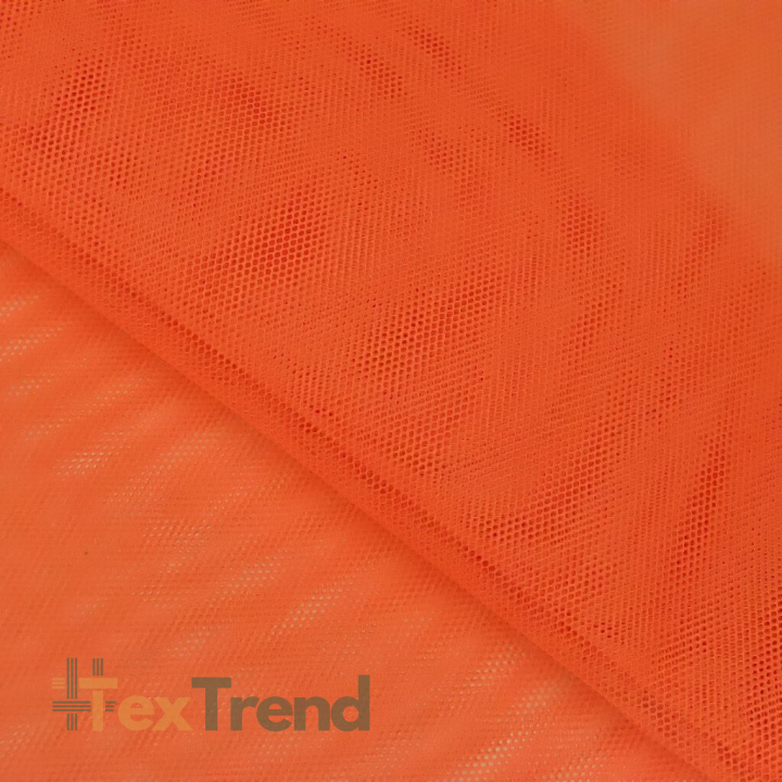 oranger Dekorations-Tüll  