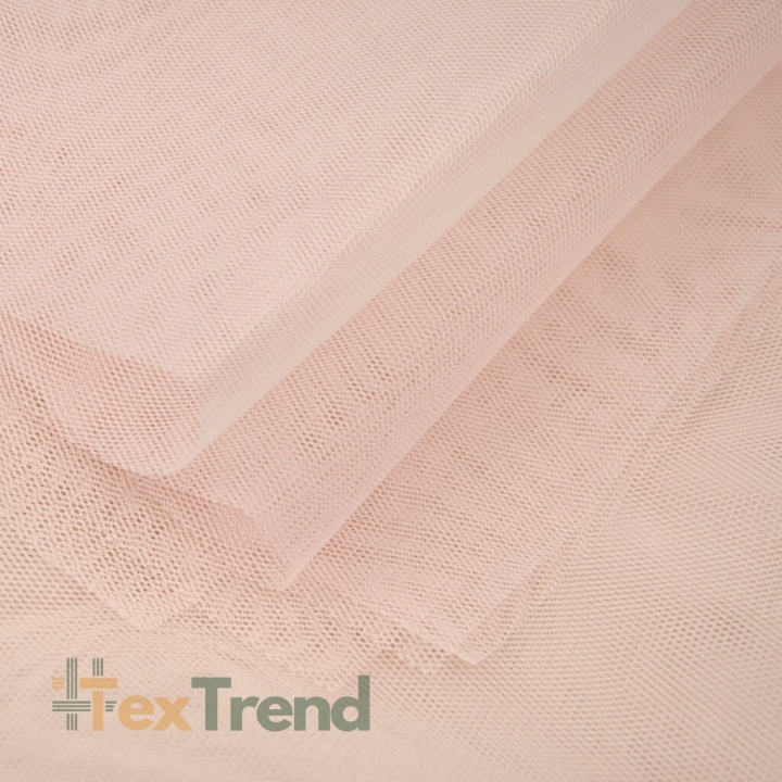 Dekoratives Tüll puderrosa  