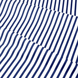 100% Baumwolle Streifen marineblau  