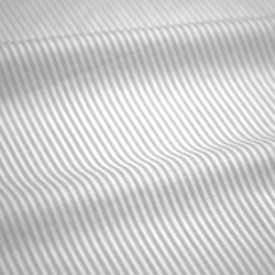 100% Baumwolle Streifen grau und weiß  