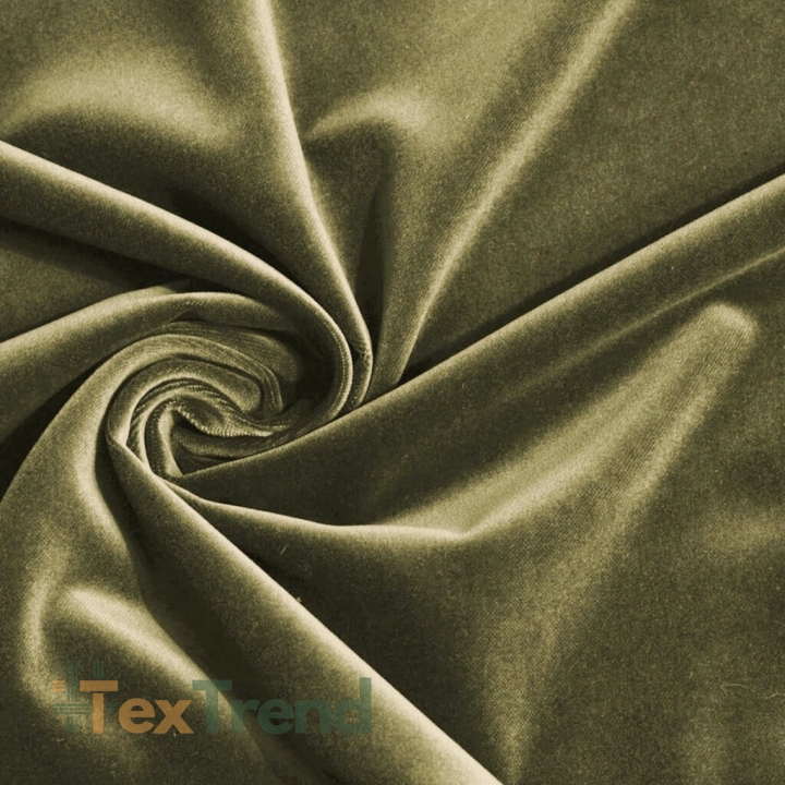 Helle Olivgrün Samt - 218  