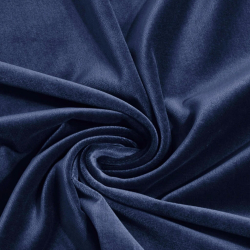 Heller dunkelblauer Samt - 242  