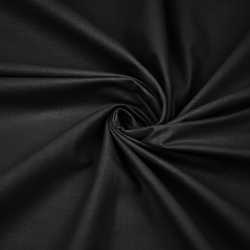 100% Baumwolle einfarbig schwarz - LAND  