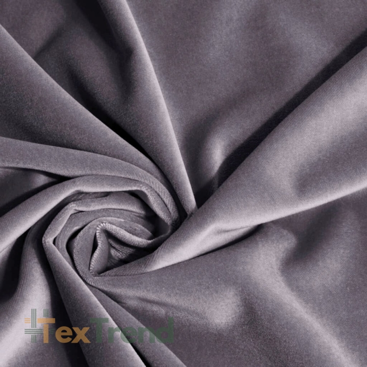 Grauer Samt mit lila Reflexen - 237  