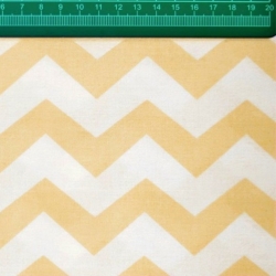 Baumwolle 100% Zickzack beige  