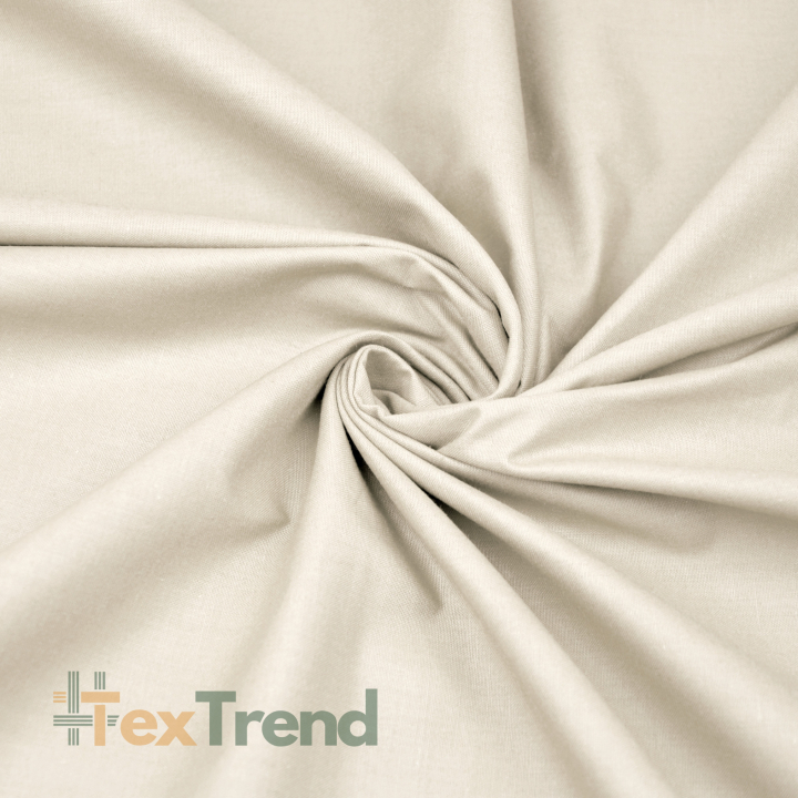 100% Baumwolle einfarbig beige - 2  