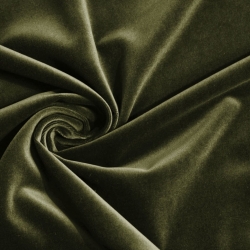 Dunkle Olivgrün Samt - 245  