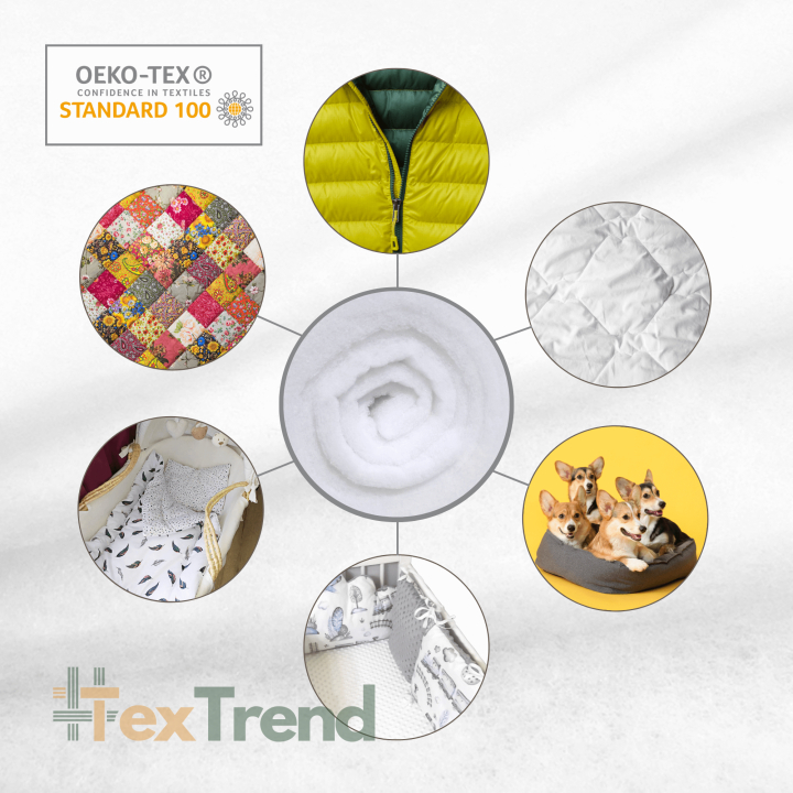 Wattierung weiß 150g/m2  