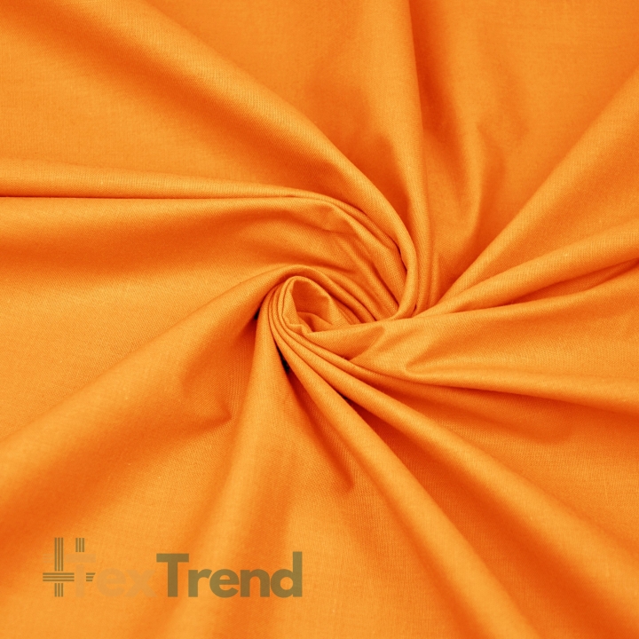 100% Baumwolle einfarbig orange - 14  