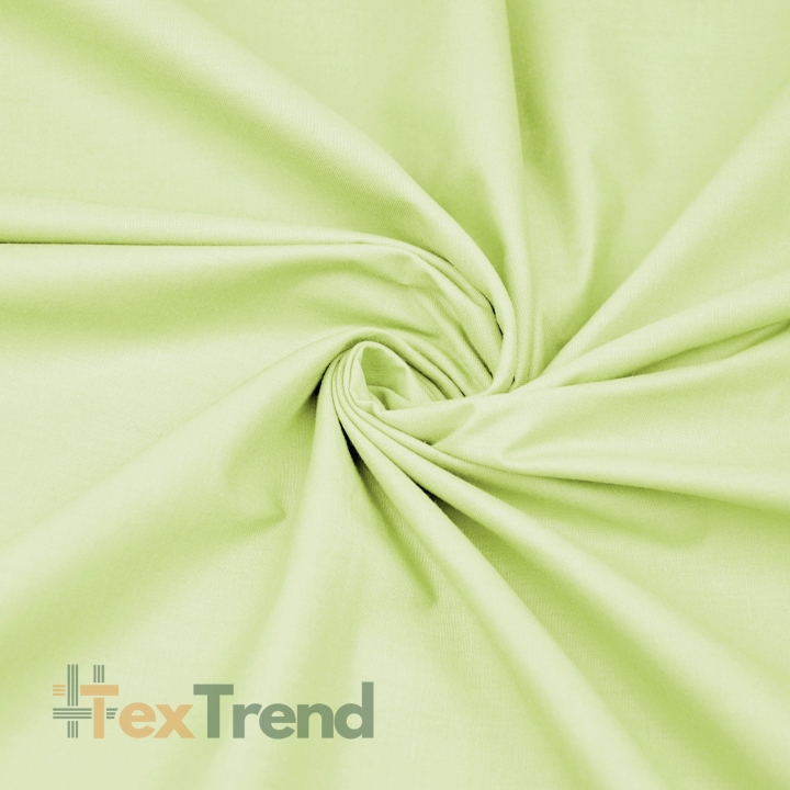 100% Baumwolle einfarbig pistaziengrün - 12  