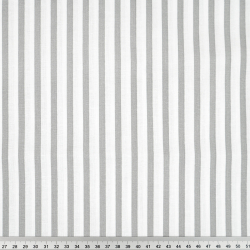 Baumwolle 100% Streifen grau-weiß  