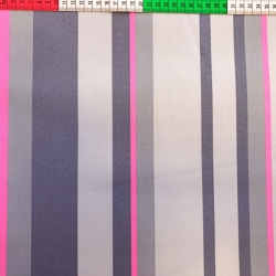 wasserabweisender Stoff Streifen grau-rosa  