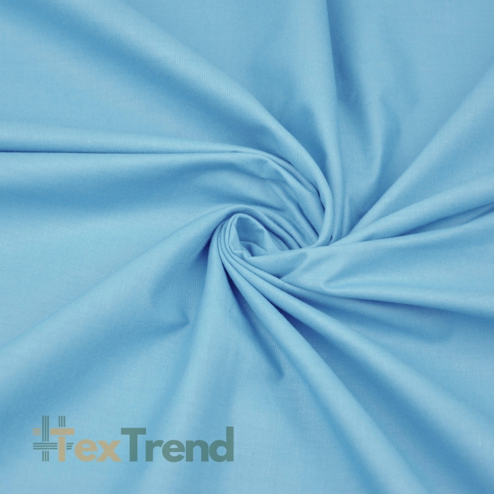 Baumwolle 100% einfarbig blau 220cm - 11  