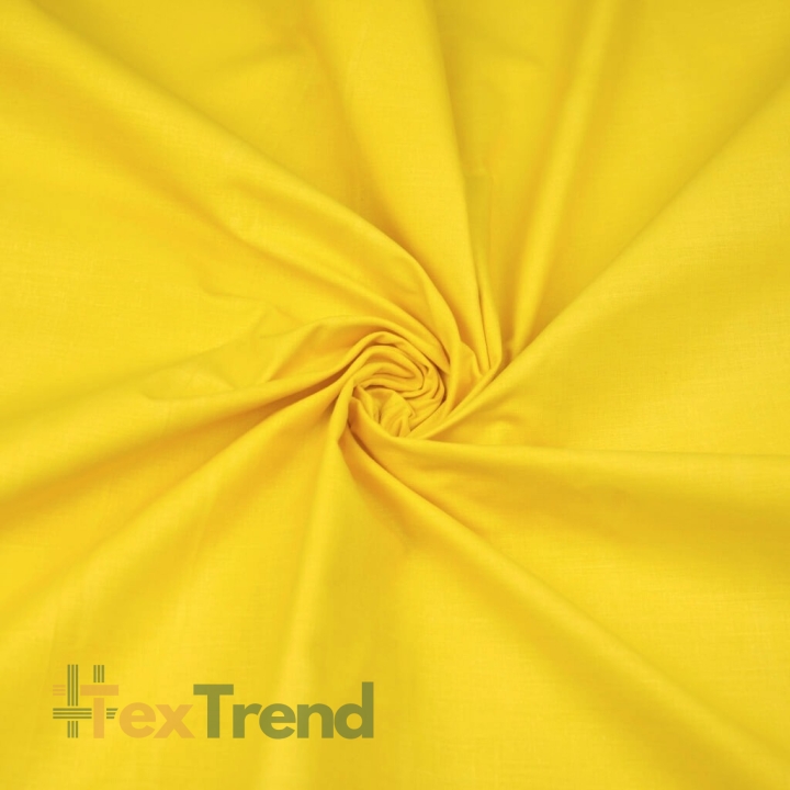 Baumwolle 100% einfarbig dunkelgelb - 62  