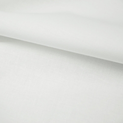 Baumwolle 100% einfarbig weiß 220cm - 1  
