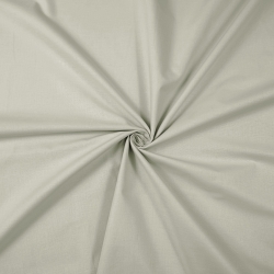 Baumwolle 100% einfarbig hellbeige-grau - 220cm  