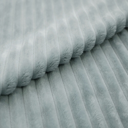 Minky Premium Streifen taubengrau (High Rise)  