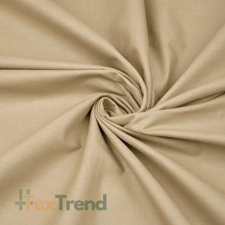 Baumwolle 100% einfarbig cappuccino 220cm  