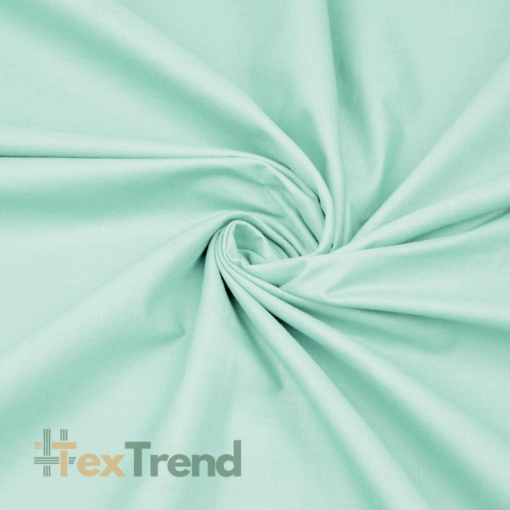 Baumwolle 100% einfarbig hellmint - 16  