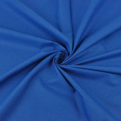Baumwolle 100% einfarbig saphirblau - 32  