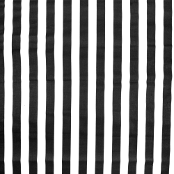 Baumwolle 100% Streifen weiß-schwarz  