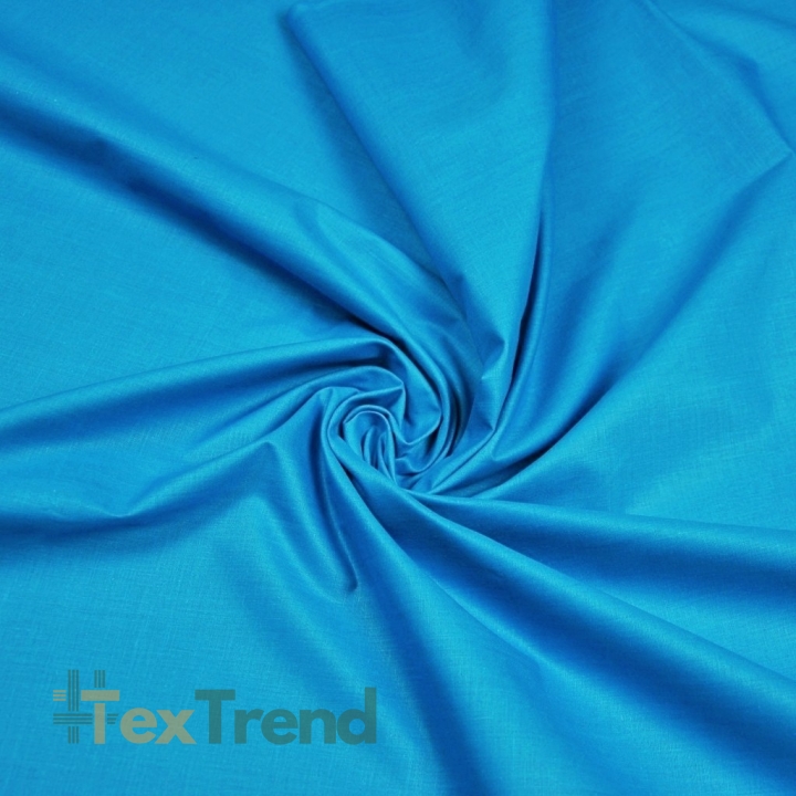 Baumwolle 100% einfarbig dunkel-türkis - 21  