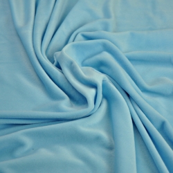 Mikrovelours hellblau  