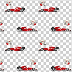 Baumwolle 100% F1-Autos rot auf weiß-grauer Karosserie  