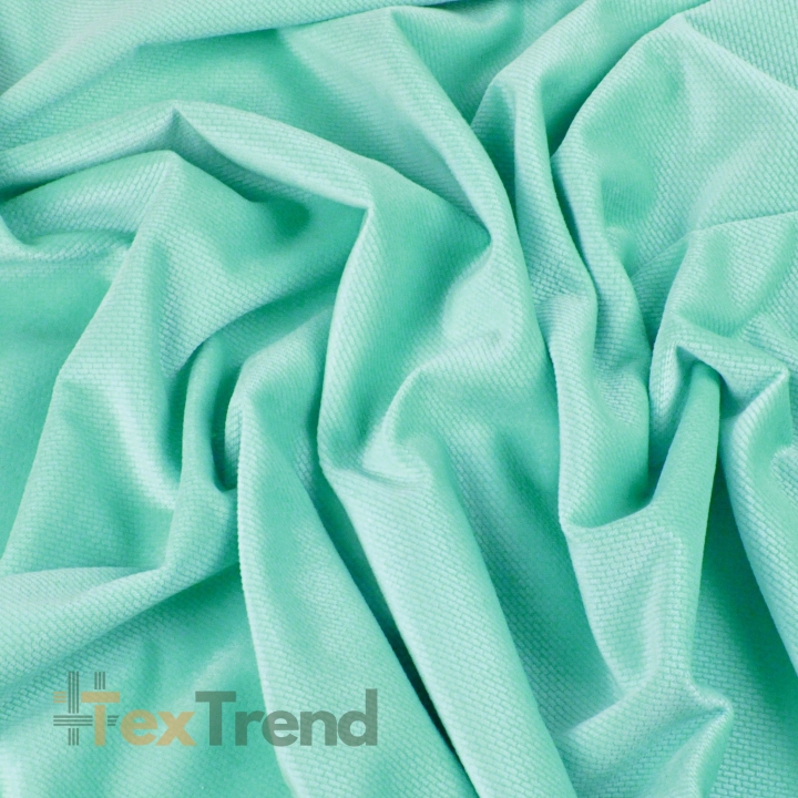 Samt glatt mintgrün (Beach Glass)  