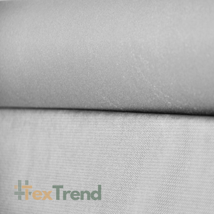 Samt glatt hellgrau  