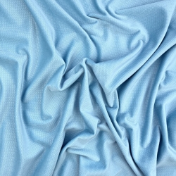 Samt glatt himmelblau (Sky Blue)  