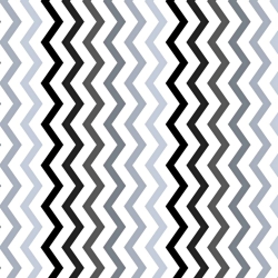 Baumwolle 100% Zickzack grau-anthrazit  