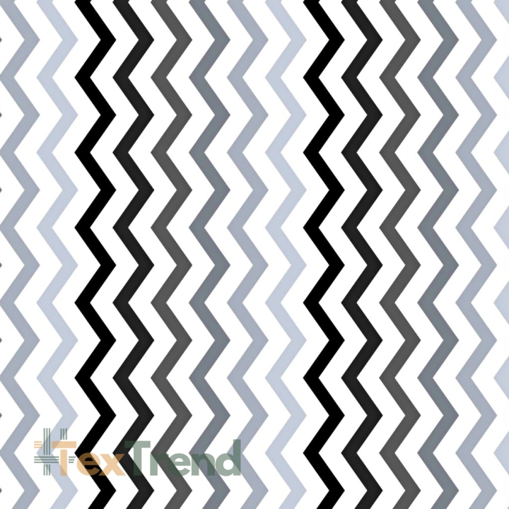 Baumwolle 100% Zickzack grau-anthrazit  