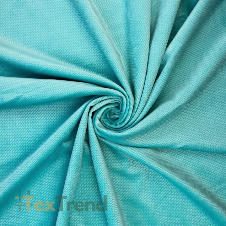 Samt glatt dunkelmeergrün (Wb Green)  