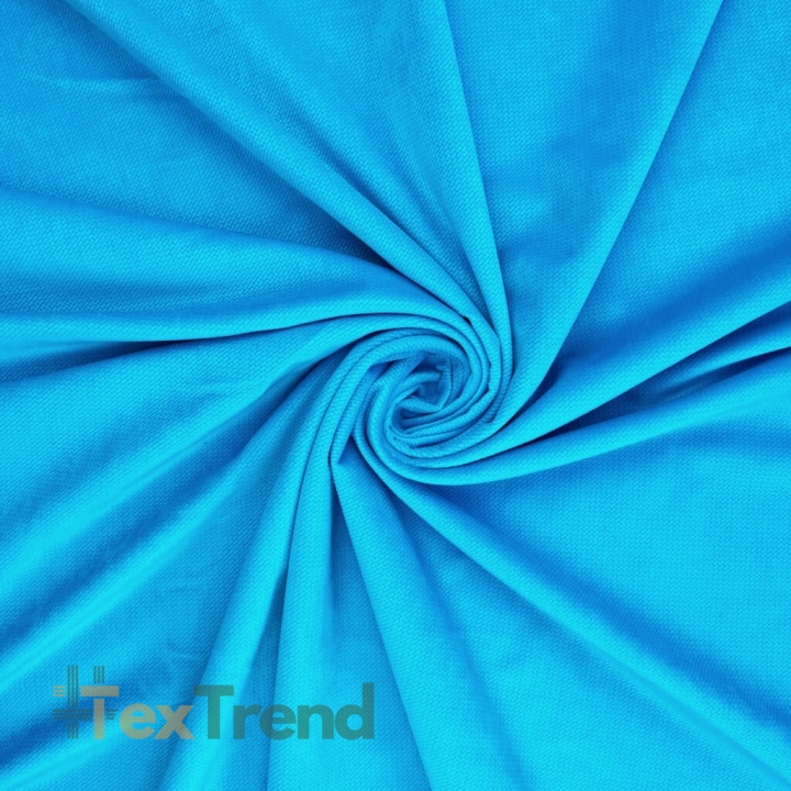 Samt glatt türkis (Bachelory button)  