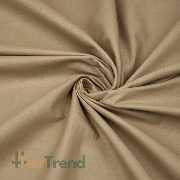Baumwolle 100% einfarbig kaffeebraun 220cm - 25  