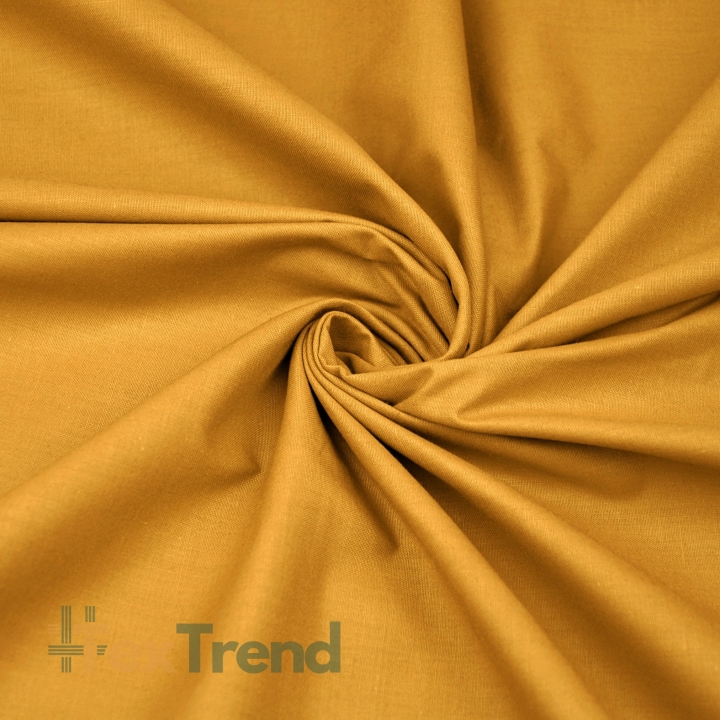 Baumwolle 100% einfarbig senfgelb - 58  