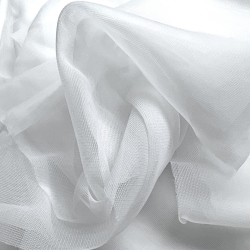 Dekorationschiffon weiß  