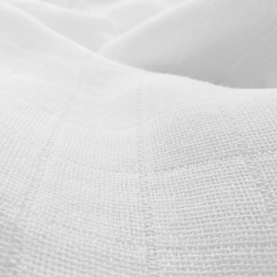 Baumwolle Tetra weiß  