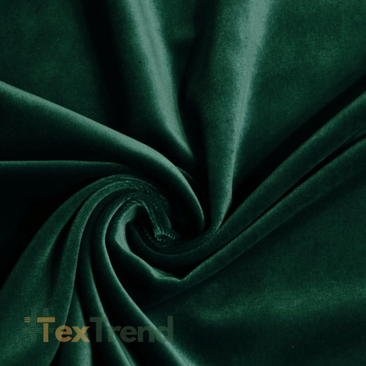 Samt dunkel meergrün -650  
