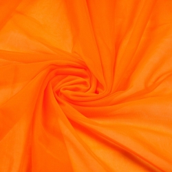 Dekorationschiffon orange  