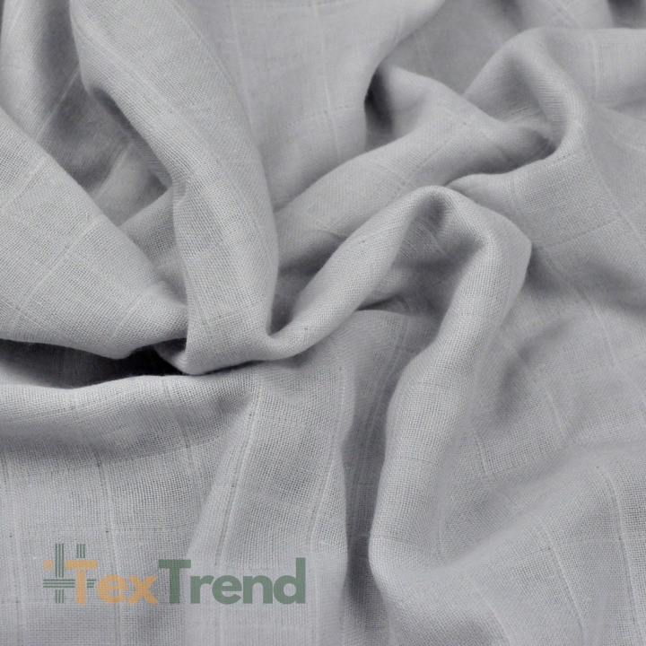 Glatte graue Baumwoll-Musselin  