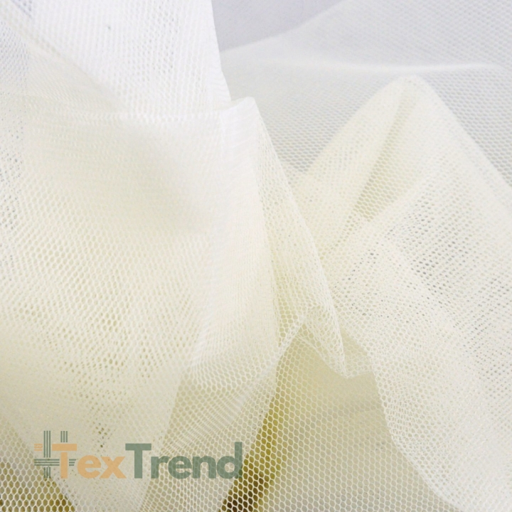 Dekoratives ecrufarbenes Tüll  